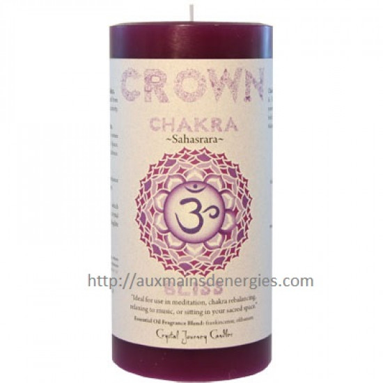 BOUGIE PILIER - CHAKRA COURONNE