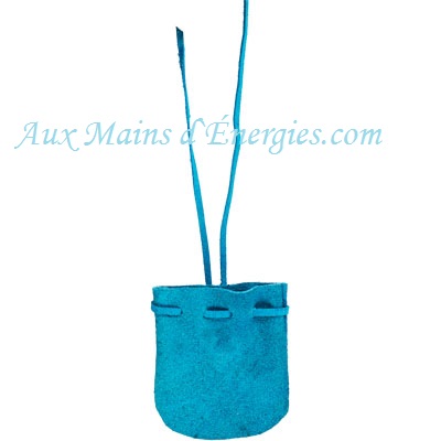 POCHETTE-SUEDE-TURQUOISE